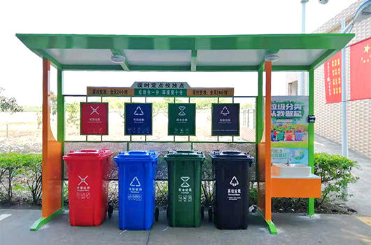 蘇州垃圾分類亭實景圖